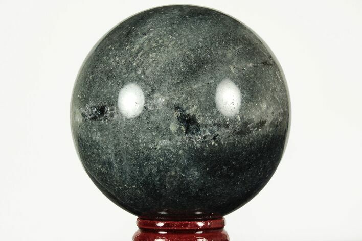Polished Dumortierite Sphere - Madagascar #215576